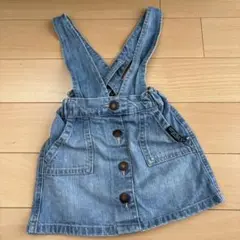 BREEZE デニム サロペット風ジャンバースカート 90cm