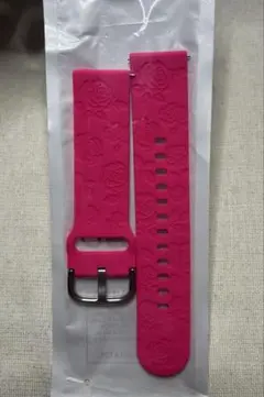 時計バンド　シリコン製　20㎜　新品未開封品 ピンク　バラ模様