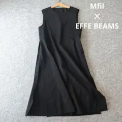 M.fil × EFFE BEAMS　近年モデル　ノースリーブチュニック　黒色