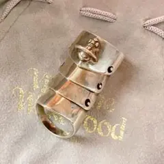 廃盤 正規品 ヴィヴィアン アーマーリング シルバー M