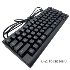 HHKB Lite2 PD-KB220B　日本語配列【かな無刻印モデル】