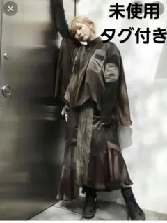【値札付きレア】sacai 袖ニットジップブラウス✩︎⡱