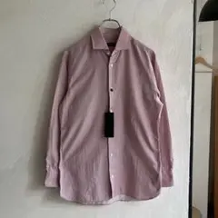新品 Z ZEGNA ワイドカラーシャツ 赤 Ermenegildo
