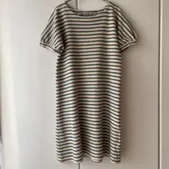 サリースコット☆チュニックワンピース ボーダー 起毛
