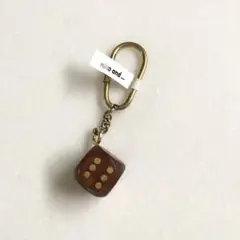ニコアンド木製サイコロキーホルダー　unicoIDEEアクタスカリモクTRUCK