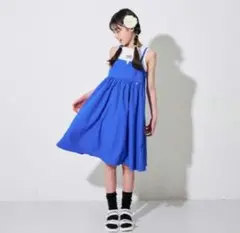 バイラビット　ふくれジャガードキャミワンピース 140