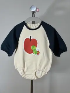 新品　エリックカール　はらぺこあおむし　ロンパース