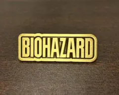 大カプコン展　バイオハザード　ロゴピンバッジ　biohazard CAPCOM