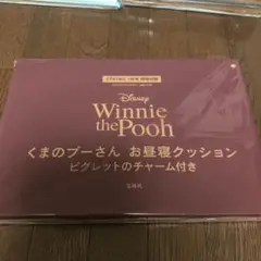 SPRING 1月号特別付録　くまのプーさんお昼寝クッション チャーム付き