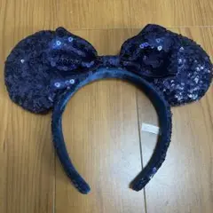 ネイビーのカチューシャ