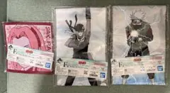 一番くじNARUTO 波の国編　F賞タオルコレクション　3種セット