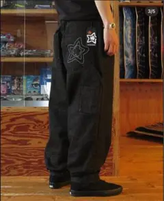 STAR TEAM LEOPARD CARPENTER STAR JEANS