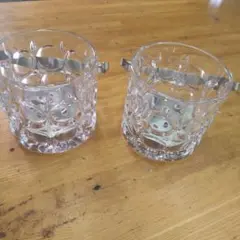 ガラス製アイスバケット2個セット