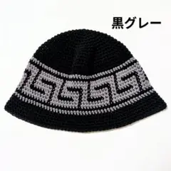 クラッシャーハット バケットハット ビーニー 帽子 古着 グランジ 韓国 A