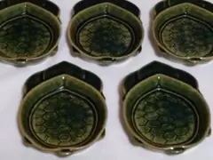 織部亀型小皿 5枚