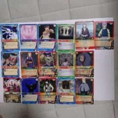 ナルトカードゲーム　2005　16種類17枚まとめ売り