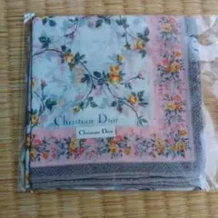 Christian Dior 花柄ハンカチ
