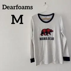 一点もの✨ Dearfoams 【M】MAMA BEAR 長袖Tシャツ ロンT