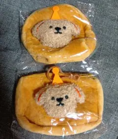 ふわふわわんこぬいぽーち　ポーチ　ガチャガチャ