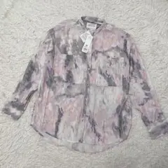 タグ付き！CREOLME♡ローズバッド　柄シャツ　ブラウス　ウォッシャブル