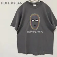 ホフディラン Tシャツ　COMPUTER グレー　小宮山雄飛　フェイス　顔