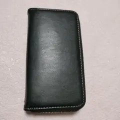 ❤未使用❤SoftBank　シンプルスマホ4　財布付　ケース　ダークグリーン