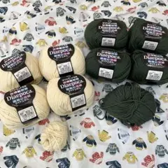 ダイヤエポカ　毛糸 100g 40g81m 8玉＋α