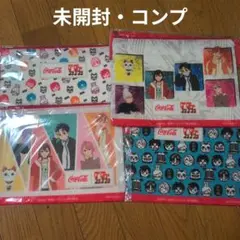 Coca-Cola×ダンダダン　フラットポーチ 4枚コンプ未開封