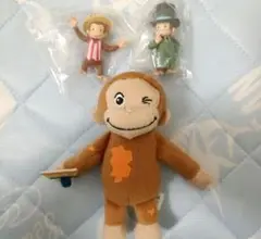 おさるのジョージ　ガチャガチャ　ぬいぐるみ コスチュームマスコット3