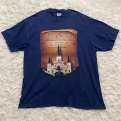 Hanes メンズ　半袖Tシャツ　ヴィンテージ　90s XXL ネイビー　大きい