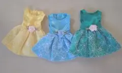 リカちゃん 　ドレスセット 3色