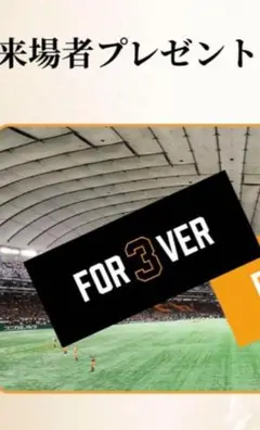 FOR3VER 応援タオル 未使用