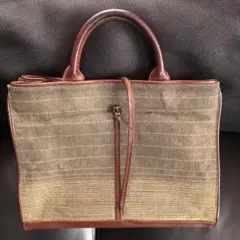 【Genten ②3】布／皮コンビ　bag