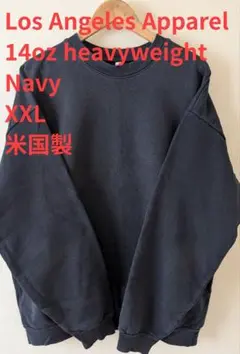 Los Angeles Apparel ネイビー XXL トレーナー