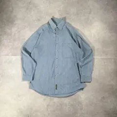 古着 90s〜 ティンバーランド ストライプ シャツ ブルー cityboy
