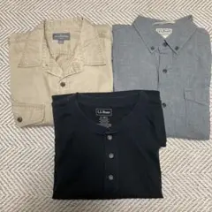 L.L.bean メンズシャツ 3点セット