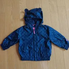 ベビー服80 くまみみウィンドブレーカー
