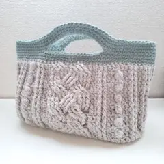 かぎ針編みのミニトート ハンドメイド