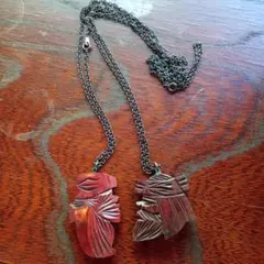 アイヌ工芸品　ネックレス　レトロ　昭和　アイヌ民族