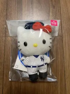美品 ハローキティ マリナーズ ニューヨークヤンキース コスチューム ぬいぐるみ ニューヨークヤンキース×サンリオ ハローキティ ぬいぐるみ