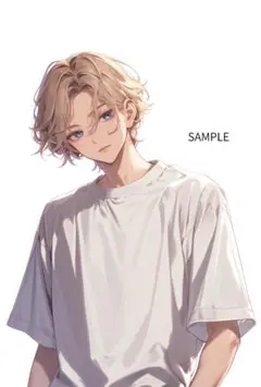 2271白Tの君ステッカー