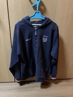 （激レア）00s UMBRO イングランド フルジップフーディ