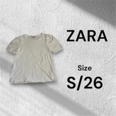 ZARABASIC ホワイト Tシャツ　38サイズ 白色　夏　シャツ生地