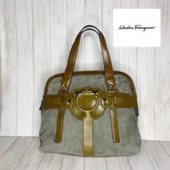 Ferragamo フェラガモ スエード トートバッグ ハンドバッグ
