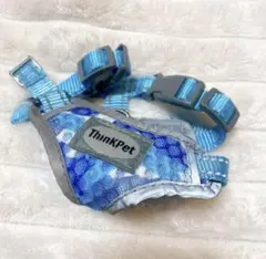 1点限り❣️ThinkPet 犬ハーネス　XS クール　迷彩ブルー