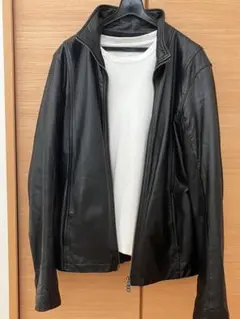 shama シングルライダースジャケット