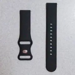 ウォッチシリコンバンド 交換ベルト ブラック