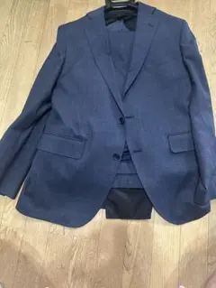 ダークブルー チェック柄 スーツ セット