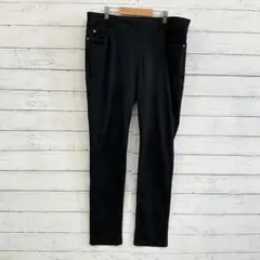 クロッシー レディース 黒 ストレッチ スキニー レギンスパンツ 4L 美脚