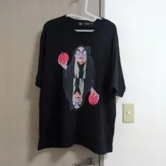 【希少品】GU UNDERCOVER ブラック Tシャツ XL 白雪姫 魔女